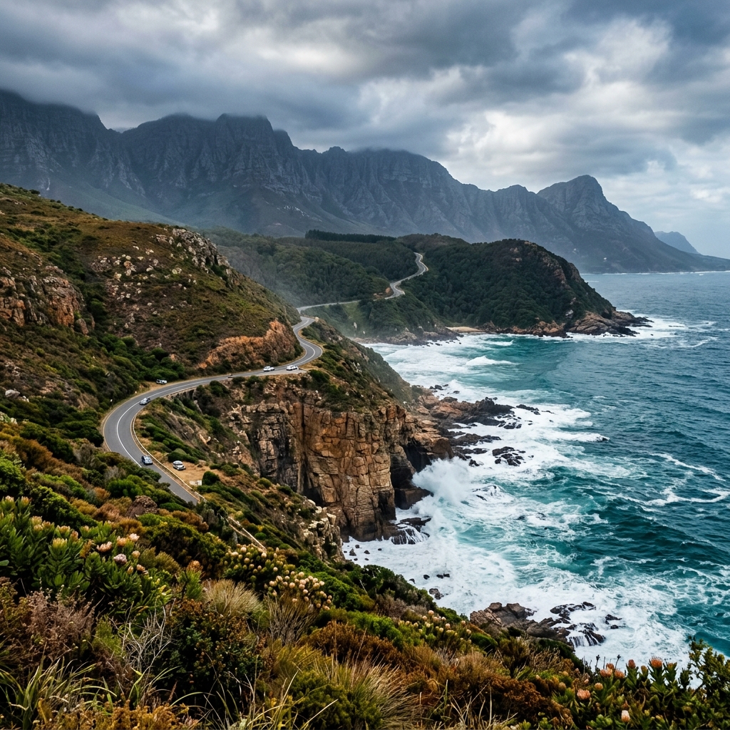 Garden Route coastal cliffs