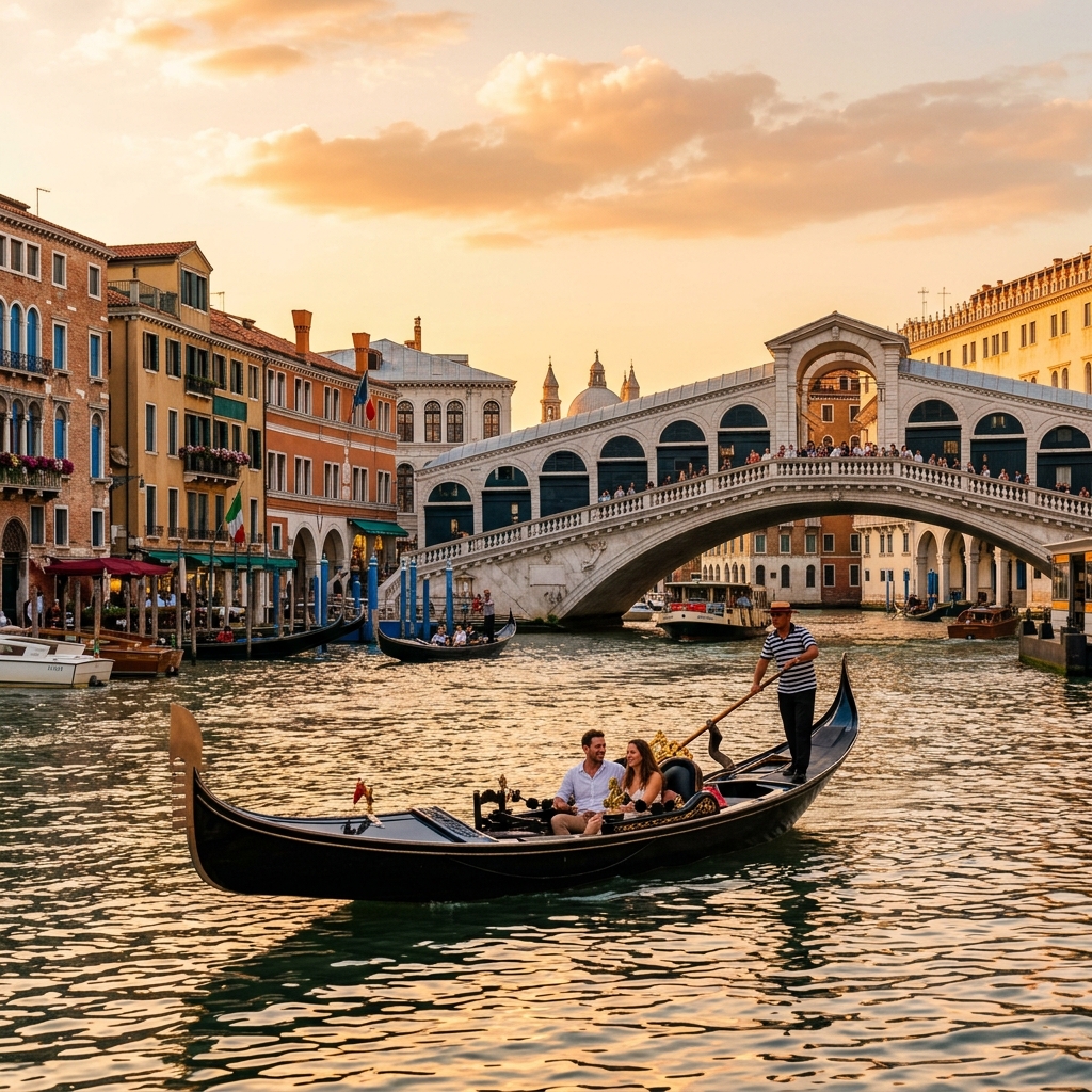 Venice Grand Canal gondola