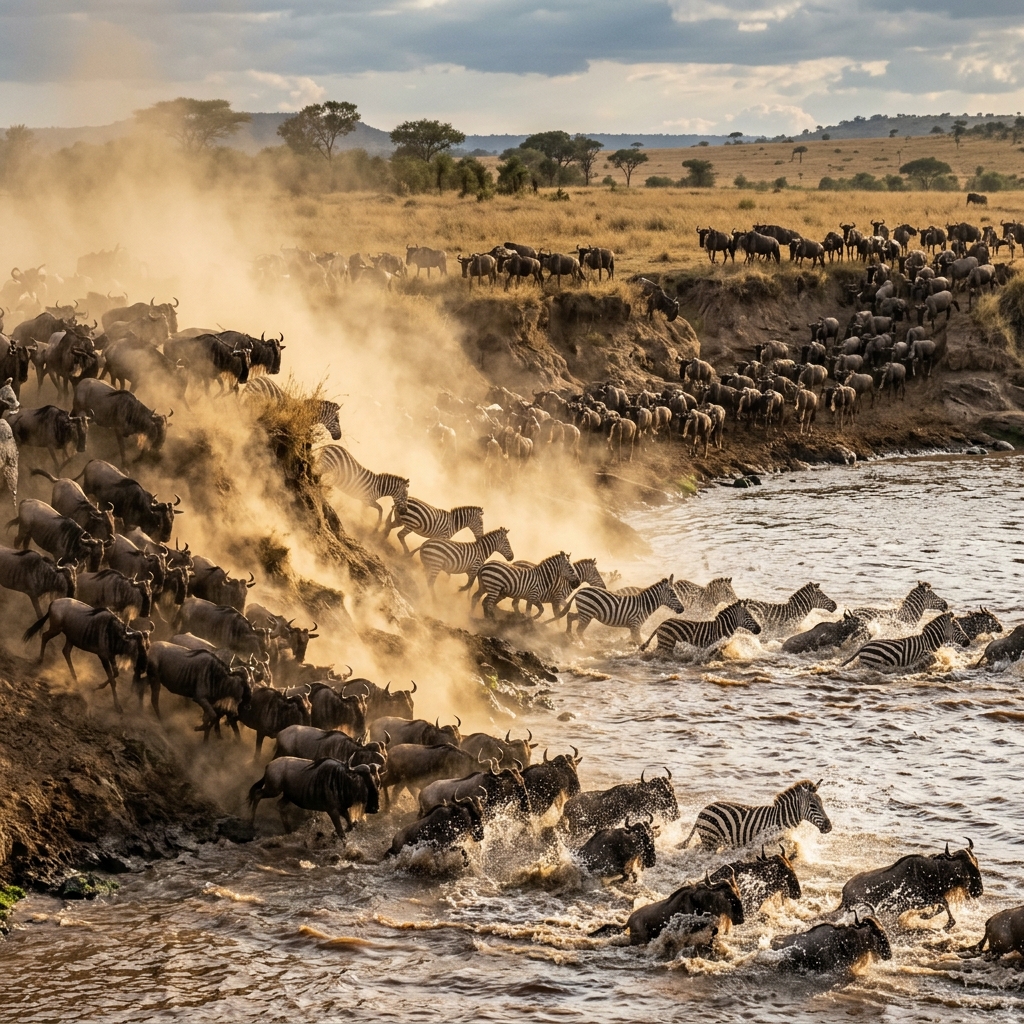 Serengeti wildebeest migration